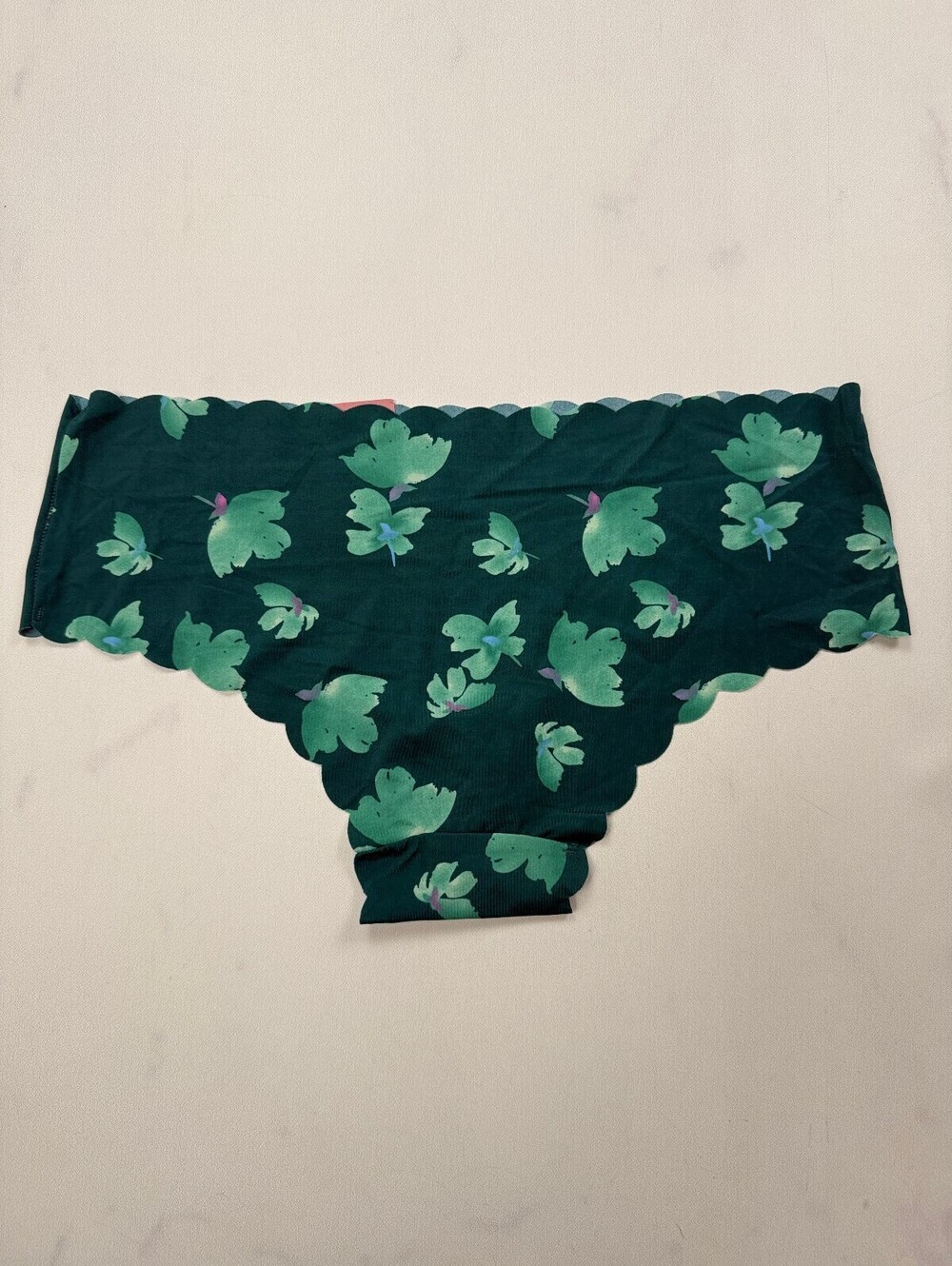 Auden Floral Print Hipster Panties Green Contemporary Printed - Womens L